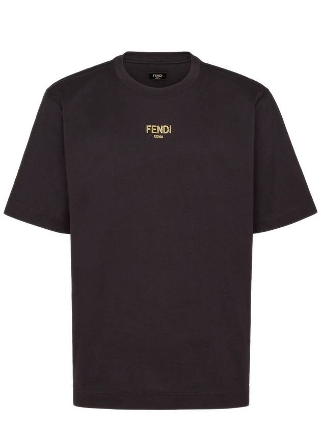 Fendi Fendi T-shirts and Polos Black