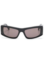 Balenciaga Eyewear Logo Print Square Frame Sunglasses BB0301S