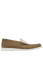 Granville Oblique Jacquard Suede Loafers Brown Dior