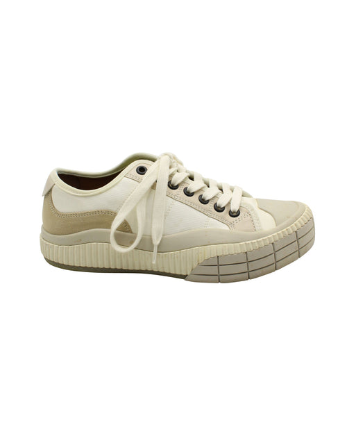 Chloe Clint Low Top Sneaker in Cream Polyester