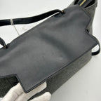 CELINE Felt Calfskin Small Belt Bag Grey Black LA17371