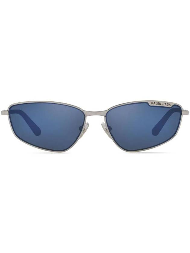 Balenciaga Eyewear Engraved Logo Rectangular Frame Sunglasses