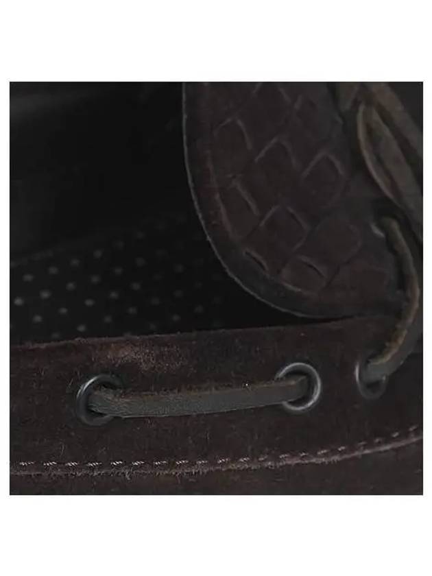 Bottega Veneta Brown Suede Intrecciato Driving Shoes No 260