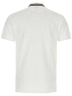 Burberry Cotton Polo Shirt White
