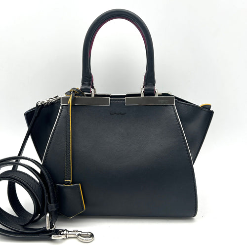 Fendi Black Leather Petite 3Jours Tote Fendi LA16266