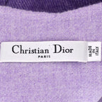 Christian Dior Mini Sleeveless Dress in Purple Wool