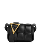 Bottega Veneta Candy Cassette Padded Mini Cross Bag Black