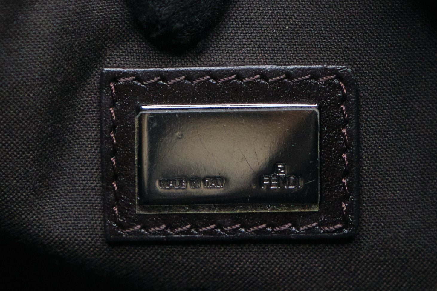 Fendi Zucchino Canvas Boston Bag - '10s