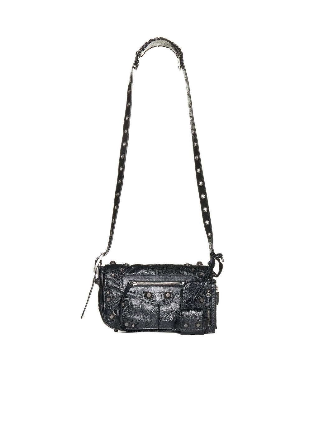 Balenciaga Men Le Cagole Xs Flap Bag For Men In Black