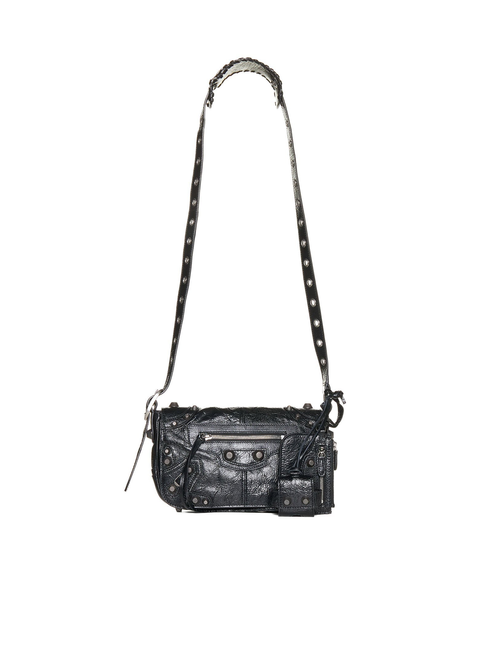 Balenciaga Men Le Cagole Xs Flap Bag For Men In Black