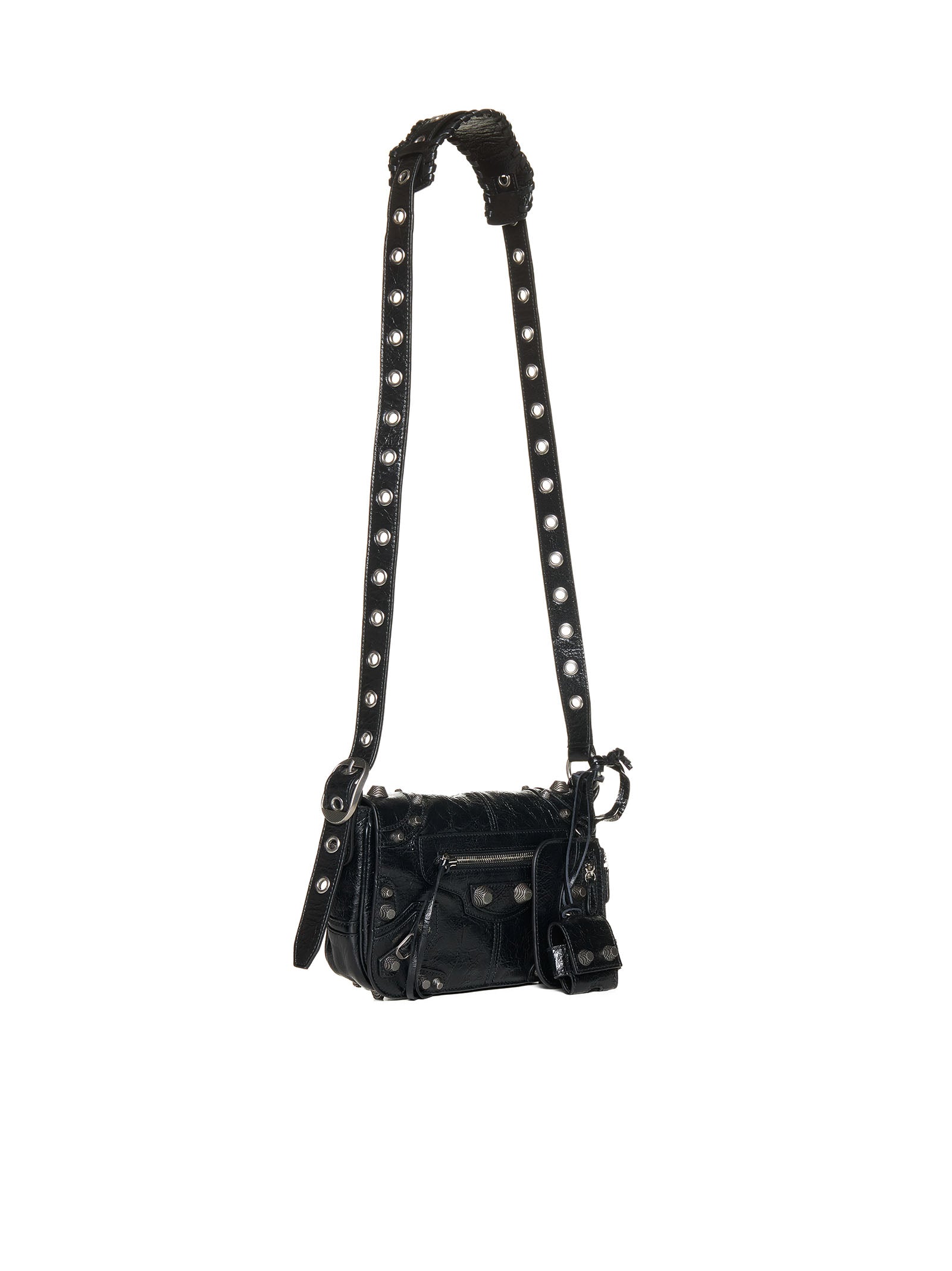 Balenciaga Men Le Cagole Xs Flap Bag For Men In Black