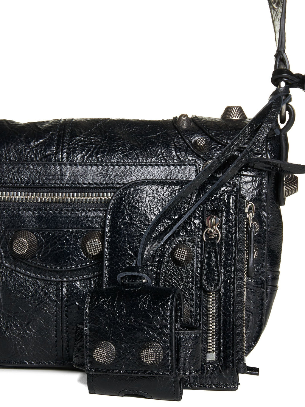 Balenciaga Men Le Cagole Xs Flap Bag For Men In Black