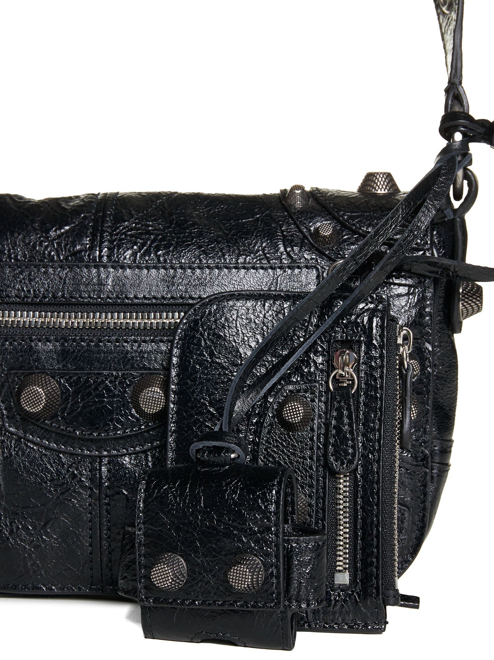 Balenciaga Men Le Cagole Xs Flap Bag For Men In Black