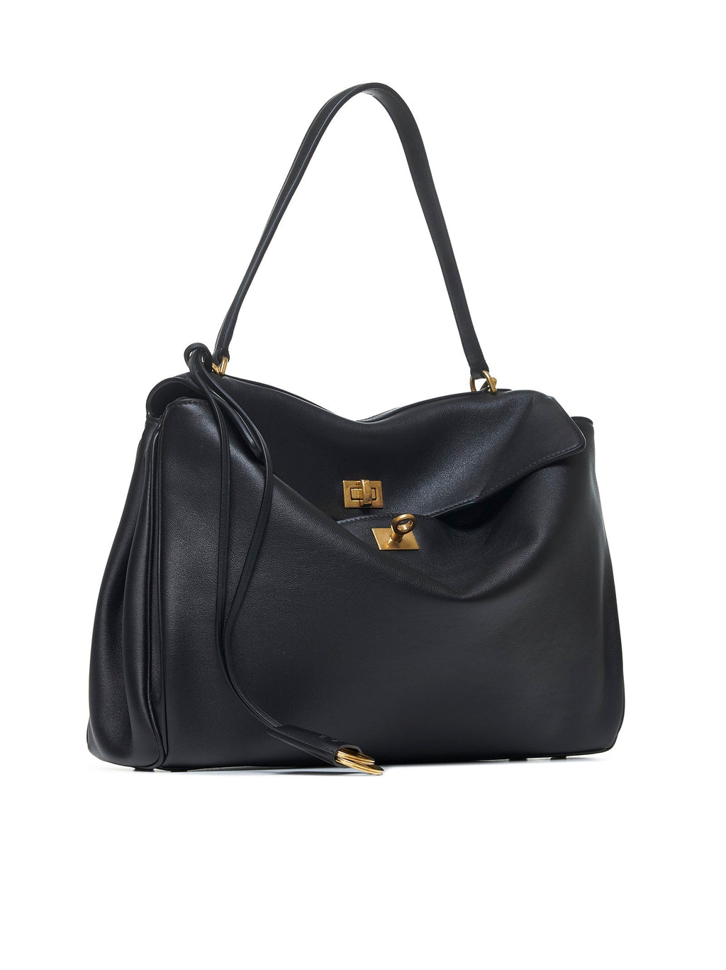 Balenciaga Women Black Medium Rodeo Handbag