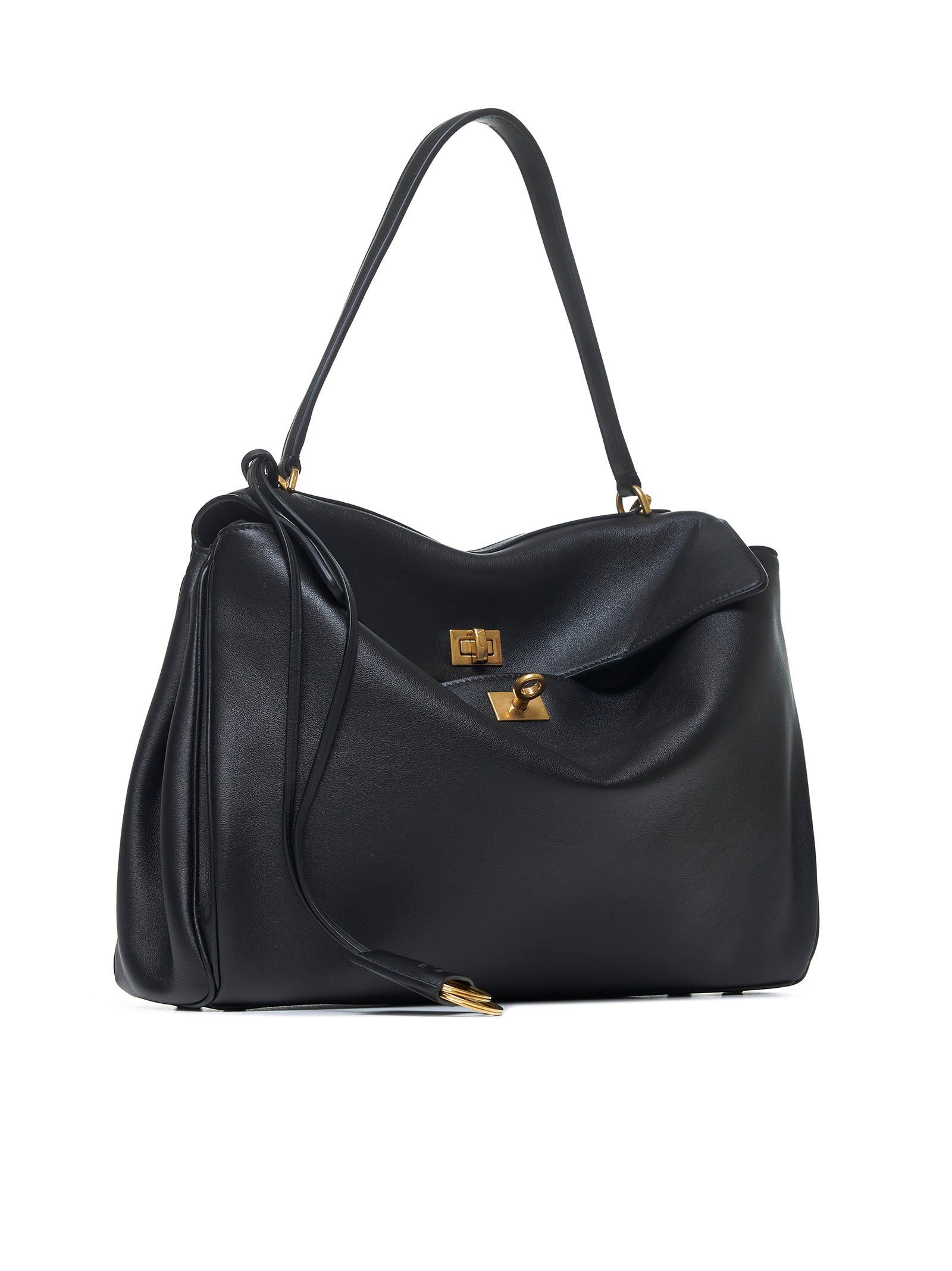 Balenciaga Women Black Medium Rodeo Handbag