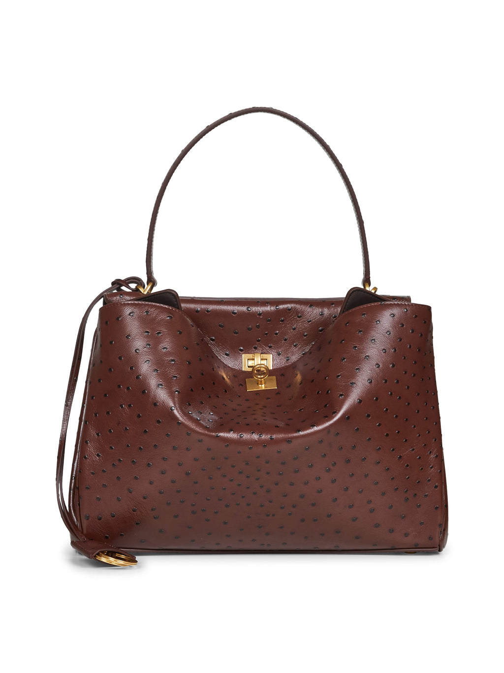 Balenciaga Women Brown Rodeo Medium Handbag