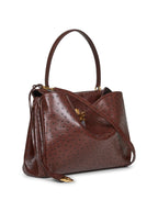 Balenciaga Women Brown Rodeo Medium Handbag