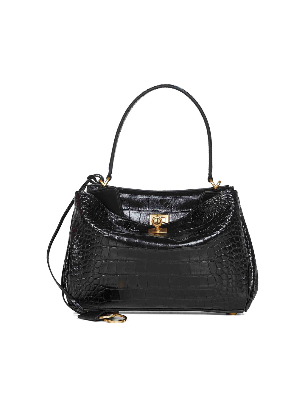 Balenciaga Women Black Rodeo Small Handbag