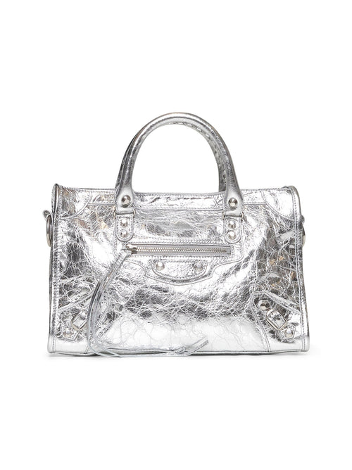 Balenciaga Women Silver Le City Small Bag
