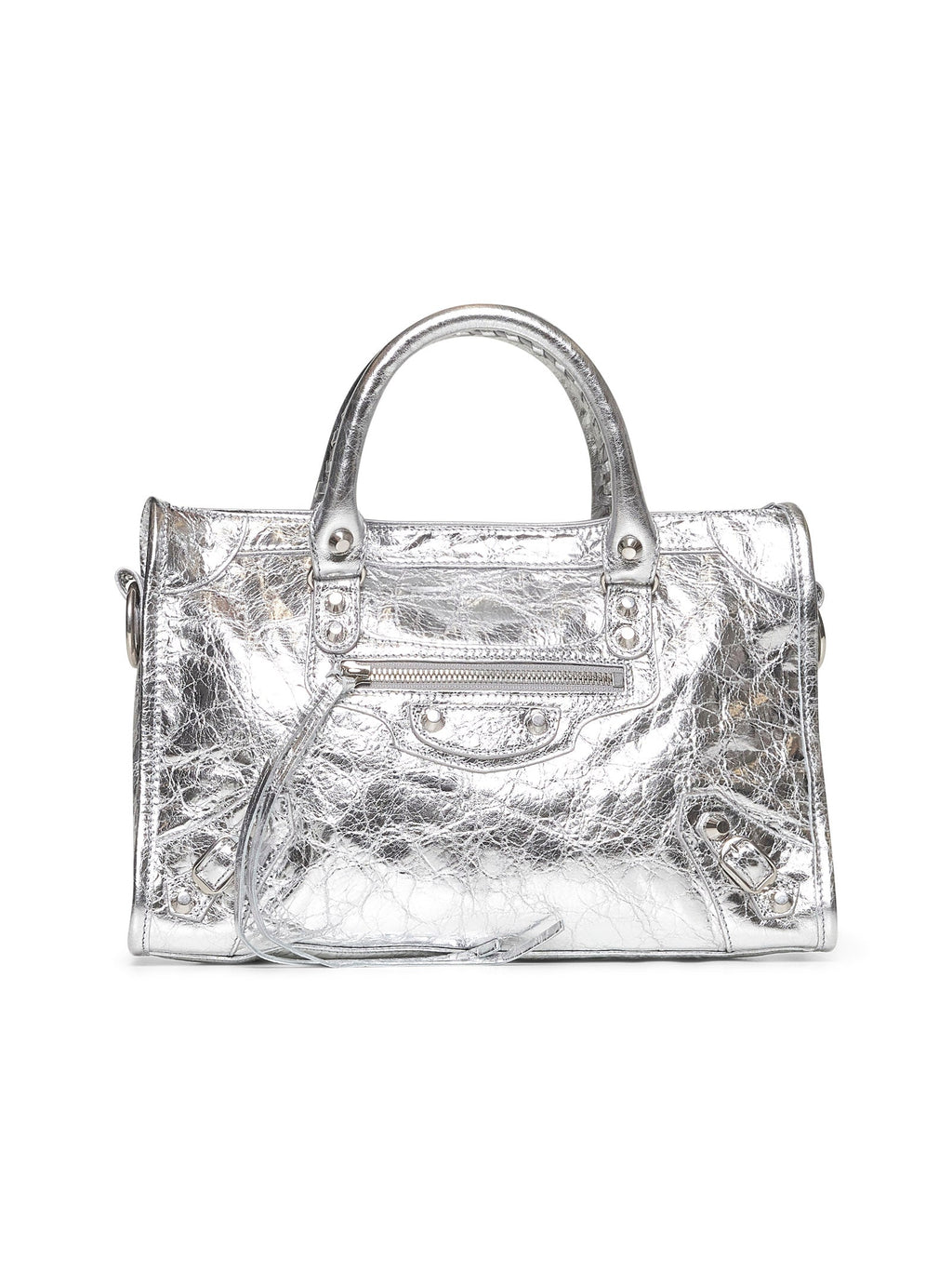 Balenciaga Women Silver Le City Small Bag
