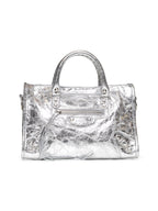 Balenciaga Women Silver Le City Small Bag