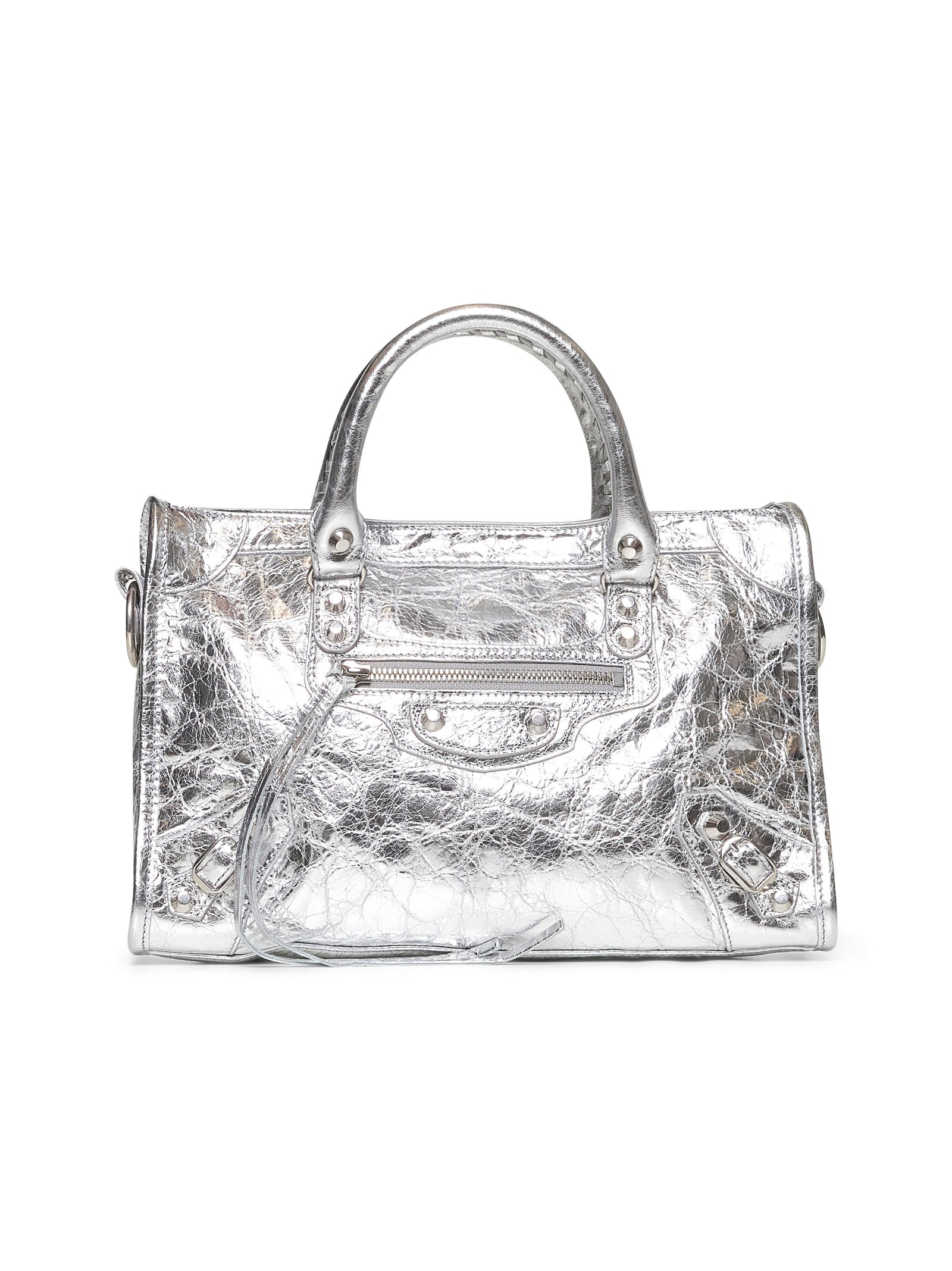 Balenciaga Women Silver Le City Small Bag