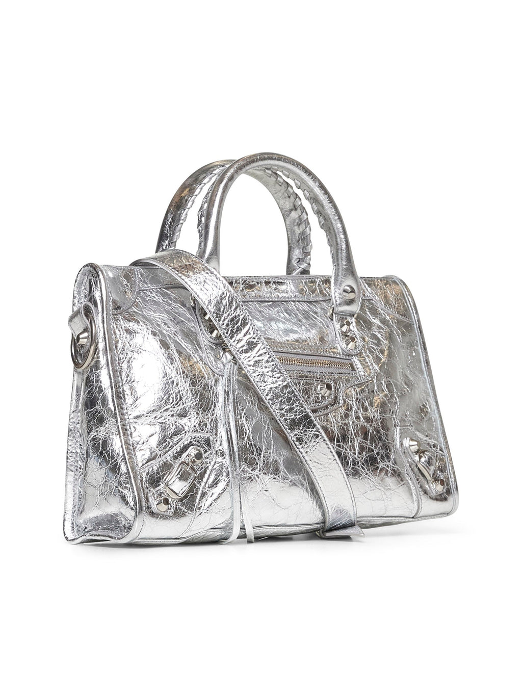Balenciaga Women Silver Le City Small Bag
