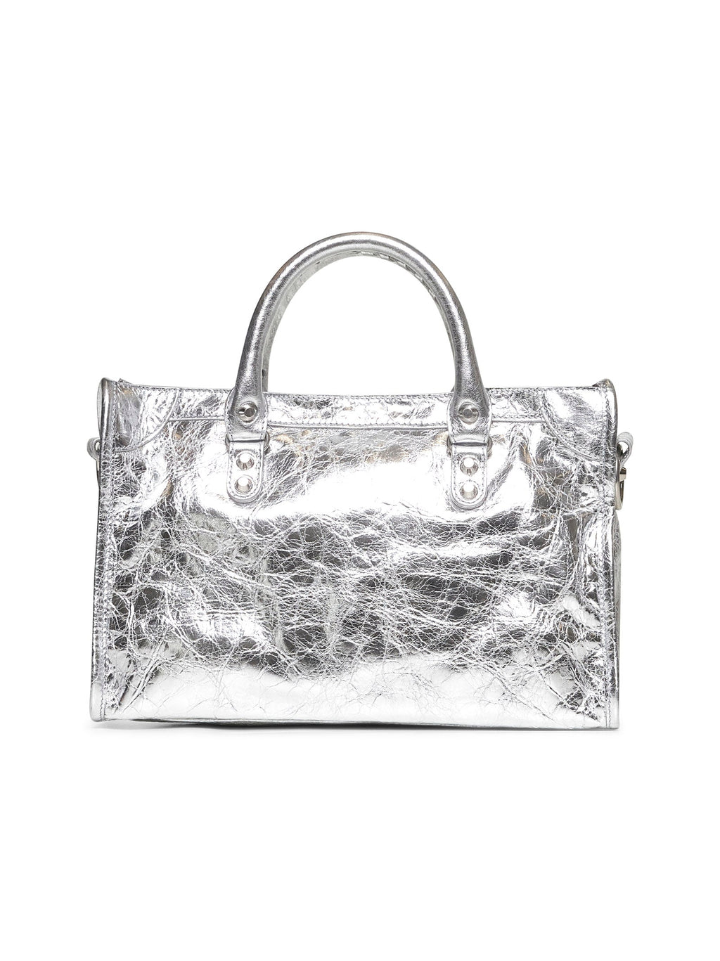Balenciaga Women Silver Le City Small Bag