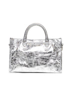 Balenciaga Women Silver Le City Small Bag