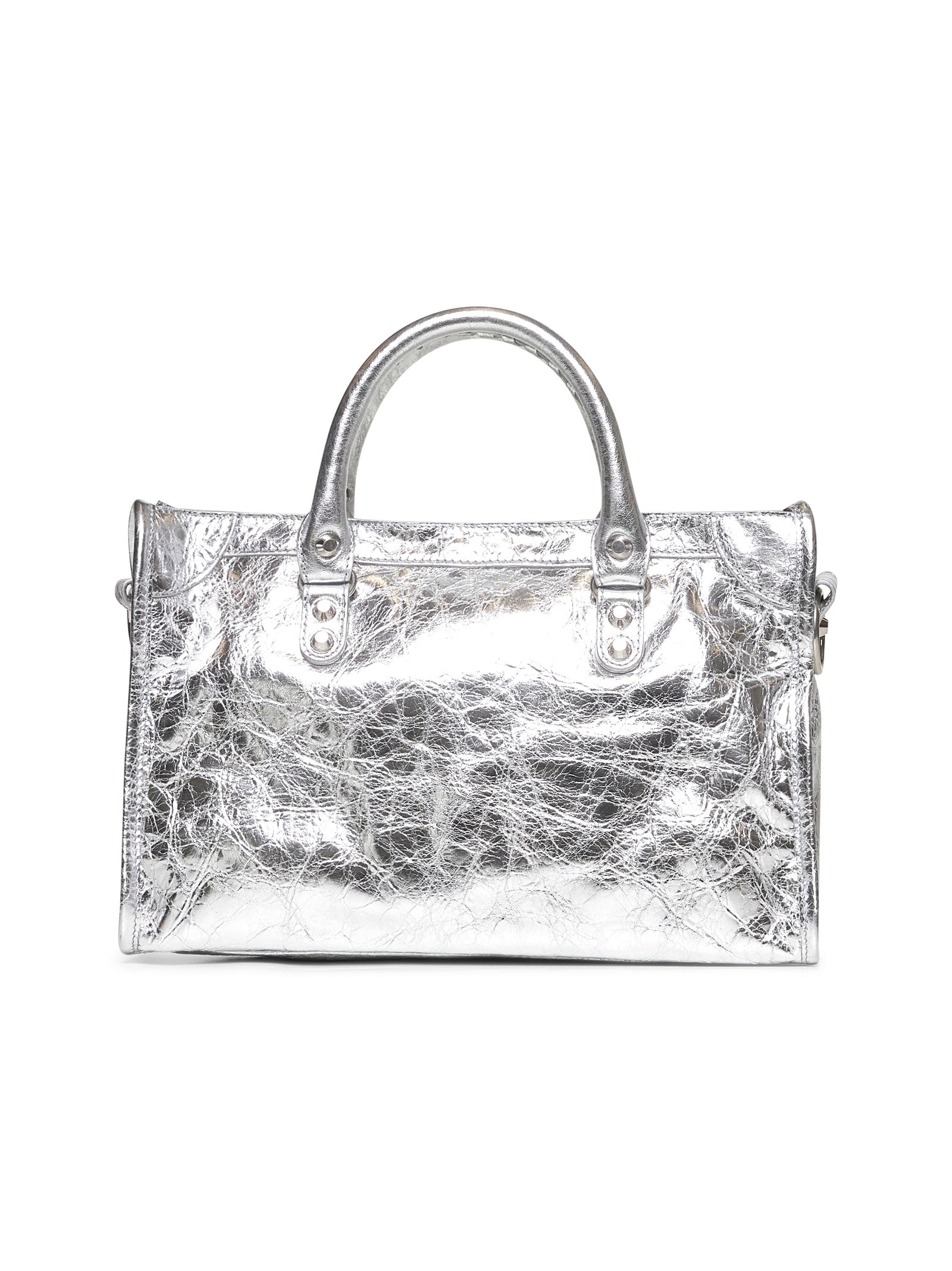 Balenciaga Women Silver Le City Small Bag
