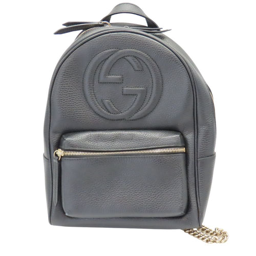 Gucci Leather Soho Interlocking G Backpack 431570