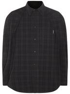 Balenciaga Checked Pattern Long Sleeve Shirt Grey