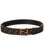 FENDI FF Reversible Leather Belt