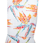 Fendi bird of paradise jacquard cocktail dress