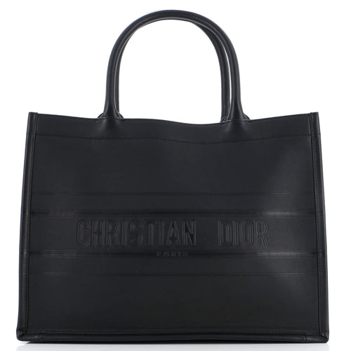 Dior Book Tote Embossed Leather Medium