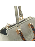 Fendi By The Way Small Canvas Tote Bag Green