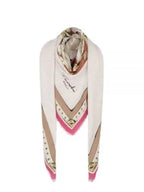 Fendi Wool Silk Shawl Scarf