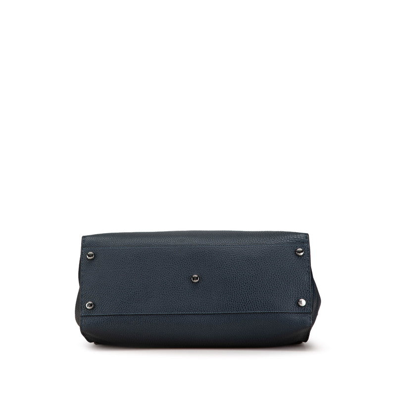 Fendi Leather Peekaboo Monster Business Bag