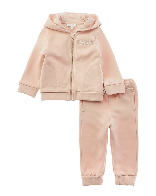 Chloe 2pc Logo Jacket & Pant Set