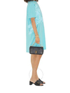 Burberry Burberry Connie Mirrored EKD Print Cotton T Shirt Dress Size Small