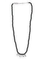 CELINE Monochroms Beads Necklace Black