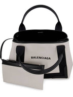 Balenciaga BALENCIAGA NAVY CABAS SMALL BAG