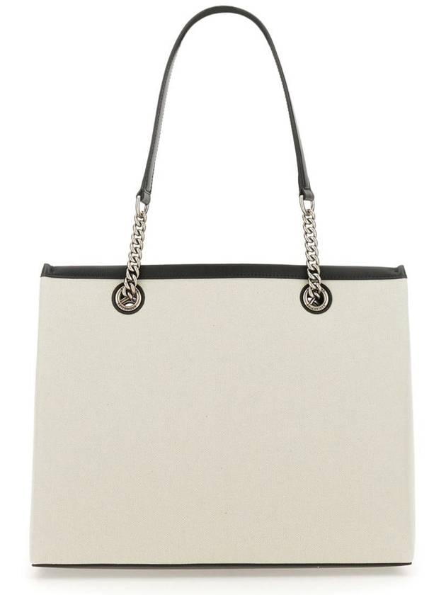 Balenciaga Duty Free Canvas Tote Bag White