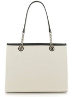 Balenciaga Duty Free Canvas Tote Bag White