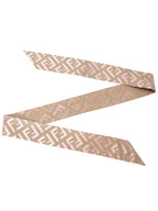 Fendi Wrappy Silk Scarf Pink