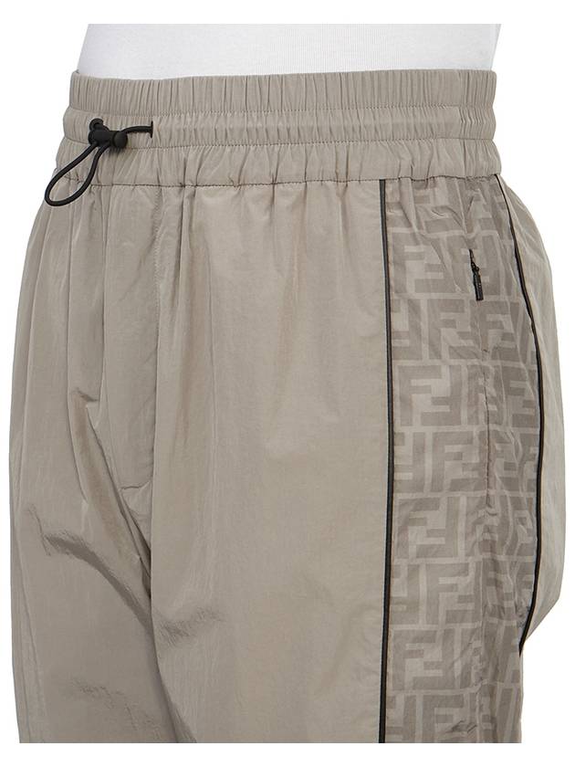 Fendi Men's Plain Logo Track Pants Grey