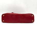 Celine | Bags | Celine Red Shoulder Bag In Red Contrast Stitching ITR2HEMBIZFS