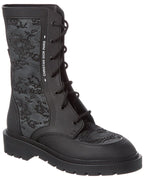 Dior Lace-up Leather Boot