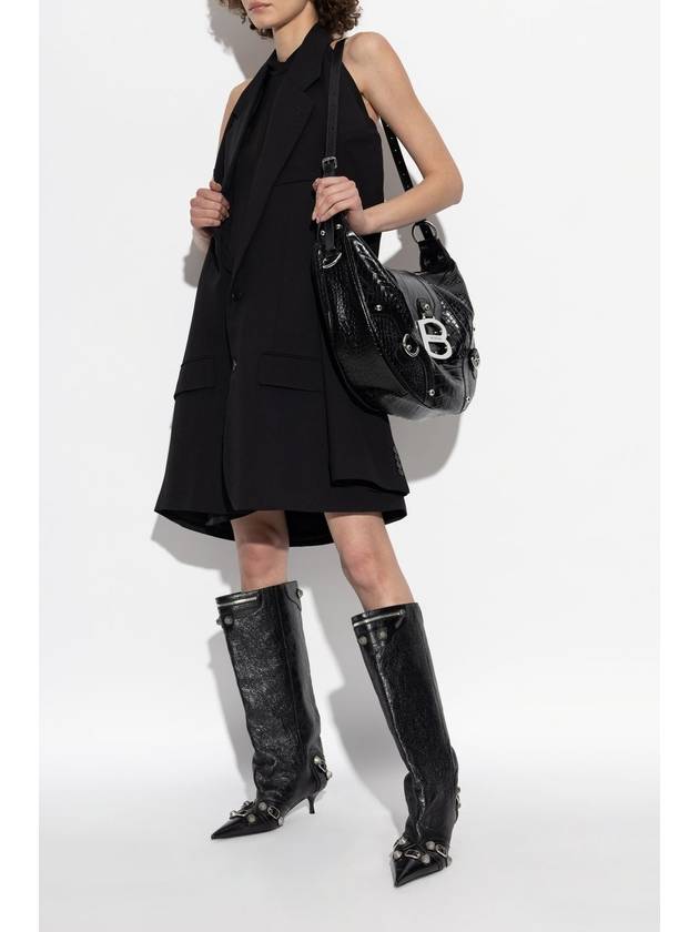 Balenciaga Balenciaga Dress With Blazer Motif, Women's, Black