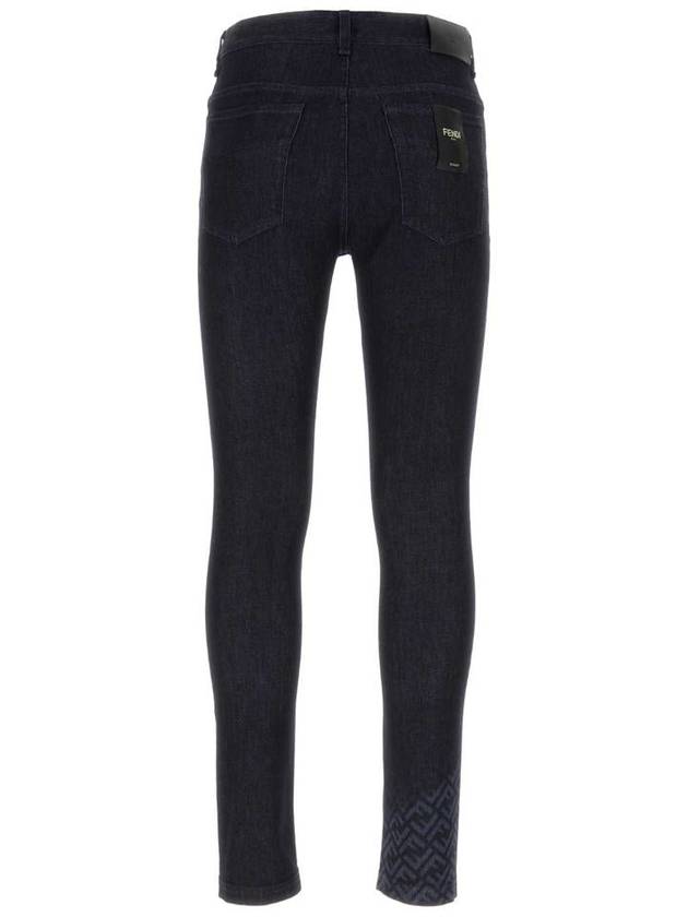 Fendi Denim Straight Pants FLP299AQLU F0QA2 Blue